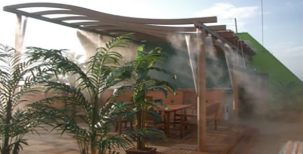Sistema raffrescamento ambienti esterni Sistema raffrescamento ambienti esterni